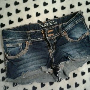 Rue 21 denim SHORT shorts. NOWT.
